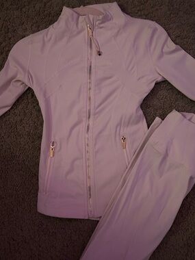Lululemon style jacket + leggings set
